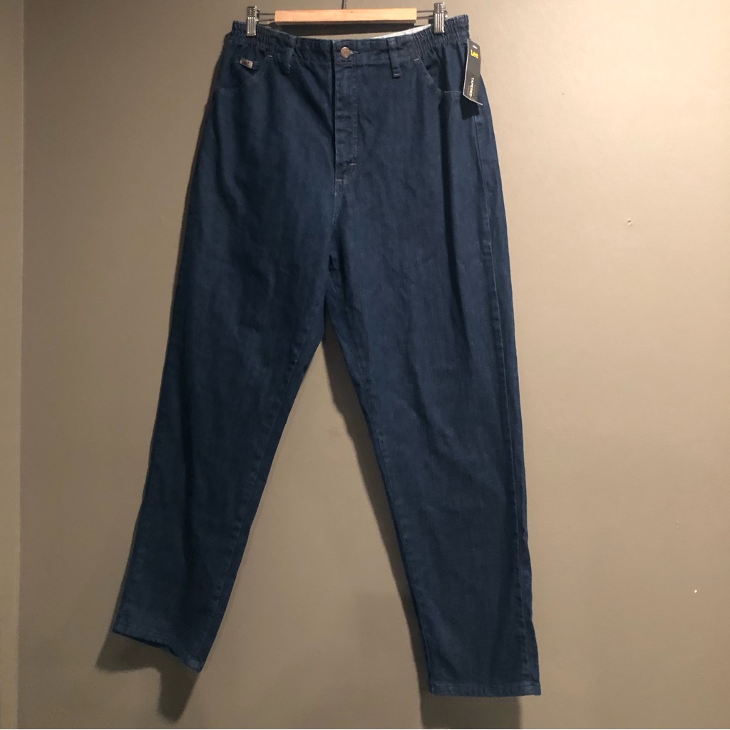 Lees Relaxed Fit Dark Indigo Denim Jeans 16 Medium